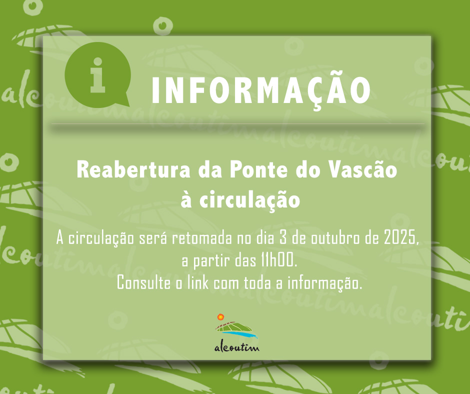 Reabertura da Ponte do Vascão à circulação